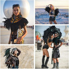 Red Rooster Coque Tail Feathers 12-14inch Lengh Pack Of 50