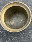Antique 10lb Heavy Cast Bell Brass Mortar-ribbed Apothecary Style-late 19th Cen