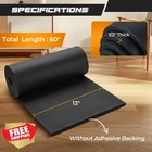 Natgai Neoprene Foam Roll  1 2  Thick  13 x60   Closed Cell
