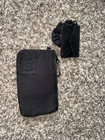 Beis Cosmetic clutch Pouchette Set Of 3 Wallet  Pouch  Scrunchie Set Black