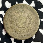 1879-so Chile 20 Centavos Lot c3202 Silver 