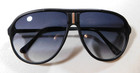 Vintage Dino Valentino Aviator Black 60 16 Sunglasses New Old Stock   14