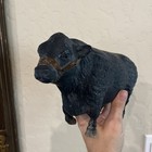 Vtg 1950s Breyer Walking Black Angus Bull Model 72 Matt Smooth Mold No Stamp H-1