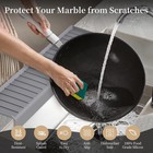 Sink Edge Protector With Suction Cup  14  20  24  30   X 4   Gray