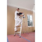 6 Ft  Aluminum Step Ladder - 250 Lb  Load Capacity  Type I Duty Rating New