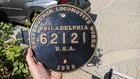 1938 Santa Fe Railroad 4-8-4  3767 Steam Locomotive Builder Plate