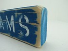12 Inch Wood Hand Painted Clams Sign Nautical Seafood   s696 
