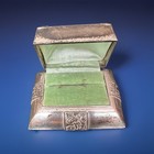 Rare Vintage Heavy Metal Ring Box - Occupied Japan
