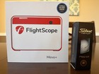 Flightscope Mevo Plus W  Case  Accessories  And Titleist Pro V1 Rct Golf Balls