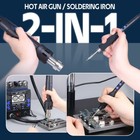 Wep 992d-iii Highprecision 210 245 Soldering Station 2in1 Hot Air Rework Station