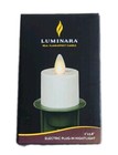 Nib  Luminara Real Flame Effect Candle Nightlight Plug-in  2  X 3 8  Green ivory