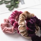 Large Set Of 10 Velvet Hair Scrunchies Elastic Scrunchy Hair Bobbles