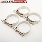 4pcs 1  Inch Stainless Steel T-bolt Clamps Hose Coupler 31mm-36mm Range Us