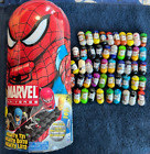 New Sealed Spiderman   Marvel Universe   Mighty Beanz Collector Tin   50 Lot
