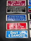 Lot Of 10 Vintage 1980 s Humorous Bumper Stickers 9 x3 