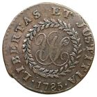 1785 3-b R-2 Pointed Rays Nova Constellatio Colonial Copper Coin