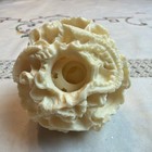 Vtg Hand   carved Puzzle Ball Sphere Intricate Asian D  cor 8 Layer Dragon