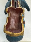 Vintage Cast Iron Circus Elephant Mechanical Coin Bank Acme Japan Works Repro