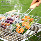 Bbq Grill Basket Stainless Steel Grilling Baskets Long Handle Bbq Rack Meat  Usa