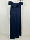 Xscape Formal Gown Size 12 Navy Long Dress Mother Of Bride Groom Elegant Evening