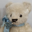 Vintage German Steiff White  Mohair Bear  1950 s-60 s  15cm
