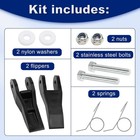 29-1 Extension Ladder Lock Flipper Kit For Werner louisville keller Aluminum And