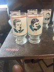 Vintage 1972 Miami Dolphins Super Bowl Champion Commemorative Glass Set Of 8
