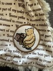 Disney Baby Winnie The Pooh Lovey Security Blanket Knots Bow Soft Baby Toy New