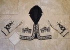 Vtg Choy s Wool Guatemalan Bolero Jacket Embroidered Soutache Bird Boho Festival