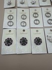 35pc Lamode Rhinestone Buttons Buckles Embellishments Mixed Lot New On Cards