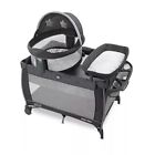 Graco Pack N Play Dome Lx Playard With Baby Bassinet  Lightweight Portable Crib