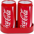 Coca-cola Salt   Pepper Shaker Set With Holder