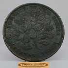 1856 Nova Scotia 1 2 Penny Token -  c57201nq