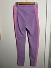Wilo The Label Colorblock Ribbed High Rise Leggings Pink Purple S
