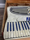 Guilietti S32 Vintage Accordion Pearl And Blue Sn 2269-made In Italy