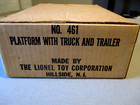 Post War Lionel Train No 461 Platform W Truck   Trailer-org Factory Sealed Box