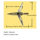 12pcs Hunting Killzone Broadheads 100grain Sharpen Blade 2  Cut Archery Tips
