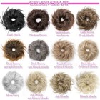 Thick X-large Messy Bun Hair Piece Scrunchie Updo Wrap Hair Extensions As Human