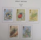Great Britain - 1985 - Lot Of Stamps On Album Page - Used