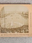 1893 Chicago World Fair Columbian Expo Stereoview - Chicago Day