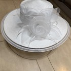  108 Bellissima Spring Summer Easter Church Wedding Derby Hat  Bh312405 White