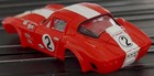 Chevy Corvette Grand Sport Red Jl Tjet Ho Slotcar Body For Aurora Autoworld Dash