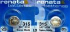 315 Renata Sr716sw  5 Piece  Watch Battery Free Shipping Authorized Seller