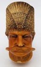 Nasir Al-din Shah Qajar Of Persia Head Meerschaum Pipe 19th Century