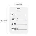 1000pcs Price Tags  White Clothing Tag For Retail  Small Kraft Paper Tags For   