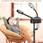 New 2 In 1 Facial Steamer With 5x Magnification Light For Personal Skin Care Spa