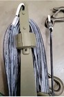 Vintage Us Army Sm-d-697075 Guy 50ft Wire Rope W 2000lb Min Steel W zinc - Used