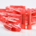 100 Pcs Red Nylon Wire Butt Connector Crimping Terminals 22-18 Gauge