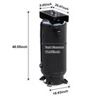 30 Gal Asme Vertical Air Tank 200psi Industrial Compressor 3 4   npt Carbon Steel