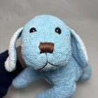 Animal Alley Blue White Puppy Dog Plush 12  Stuffed Animal Toy Vtg 00s Floppy